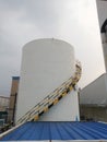 Anaerobic steam tank rotary ladder