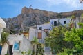 Anafiotika district, below the Acropolis, , Athens, Greece,4-22-2021