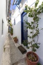 Anafiotika, scenic tiny neighborhood of Athens, part of the old historical district Plaka, narrow streets, Athens, Greece