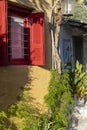 Anafiotika, scenic tiny neighborhood of Athens, part of the old historical district Plaka, narrow streets, Athens, Greece