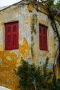 Anafiotika, scenic tiny neighborhood of Athens, part of old historical neighborhood Plaka, Greece