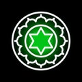 Anahata chakra icon