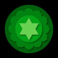 Anahata chakra icon