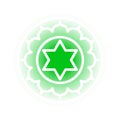 Anahata chakra icon