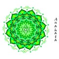 Anahata chakra Royalty Free Stock Photo