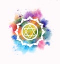 Anahata chakra Royalty Free Stock Photo