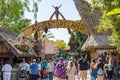 Disneyland`s Adventureland in Anaheim, California Royalty Free Stock Photo