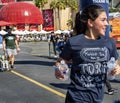 Girl Crosses Finish Line at Angel Stadium in Fundraiser for Juvenile Diabetes