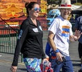 Joyful Couple Walking for Juvenile Diabetes Cross the Finish Line at Fundraiser