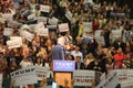 ANAHEIM CALIFORNIA, May 25, 2016: Thousands of Supporters, wave signs and show their support for Presidential Candidate Donald J.