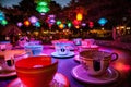 Disneyland`s Mad Tea Party Royalty Free Stock Photo