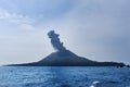 Anak Krakatau erupting Royalty Free Stock Photo