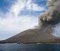 Anak Krakatau erupting Royalty Free Stock Photo