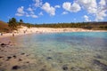 Anakena Beach, Easter Island, Chile Royalty Free Stock Photo