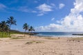 The Anakena Beach in Easter Island, Chile Royalty Free Stock Photo