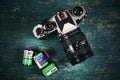 Analog camera and film
