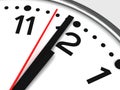 Analog clock closeup Royalty Free Stock Photo