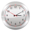 Analog Clock Isolated on a White Background