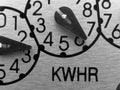 Analog Electric meter Royalty Free Stock Photo