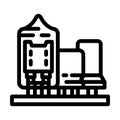 analog electronics line icon vector illustration