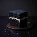 analog film beautiful black square cake pastel patterned