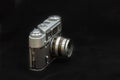 Analog film camera of the Soviet time Royalty Free Stock Photo