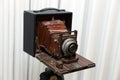 analog folding bellows photo camera