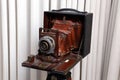 analog folding bellows photo camera