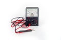 Analog multimeter, that combines several measurement functions in one unit. Vintage model Royalty Free Stock Photo