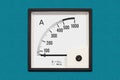 Analog panel ammeter Royalty Free Stock Photo