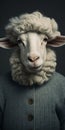 Analog Portrait: Sheep In Sweater - Conceptual Portraiture With A Twist