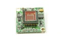 Small CMOS camera sensor inside analog drone FPV camera