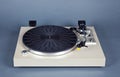 Analog Stereo Turntable Vinyl Record Player Royalty Free Stock Photo