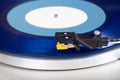 Analog Stereo Turntable Vinyl Record Player Royalty Free Stock Photo