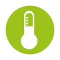 Analog thermometer icon image