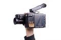 Analogue camcorder, isolated Royalty Free Stock Photo