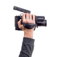 Analogue camcorder, isolated Royalty Free Stock Photo