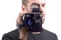 Analogue camcorder, isolated Royalty Free Stock Photo