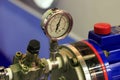 Analogue pressure gauge