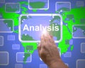 Analysis or analyse concept icon shows scrutiny of data or finances - 3d illustration