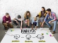 Analysis Creative Thinking Brainstorm People Concept Royalty Free Stock Photo