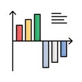 Analysis fill vector icon which can easily modify or edit Royalty Free Stock Photo