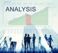 Analysis Graphs Business Marketing Goals concept Royalty Free Stock Photo