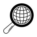 Analysis Half Glyph Style vector icon which can easily modify or edit