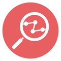 Analysis Isolated Vector Icon which can easily modify Royalty Free Stock Photo