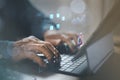 Analyst working with Business Analytics and Data Royalty Free Stock Photo