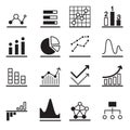 Analytic Graph icon Set