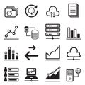 Analytic Graph icon Set