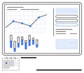 Analytical Dashboard with Graphs, Charts, and Data Insights for Business Analysis Royalty Free Stock Photo