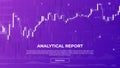 Analytical Report Background with Charts.